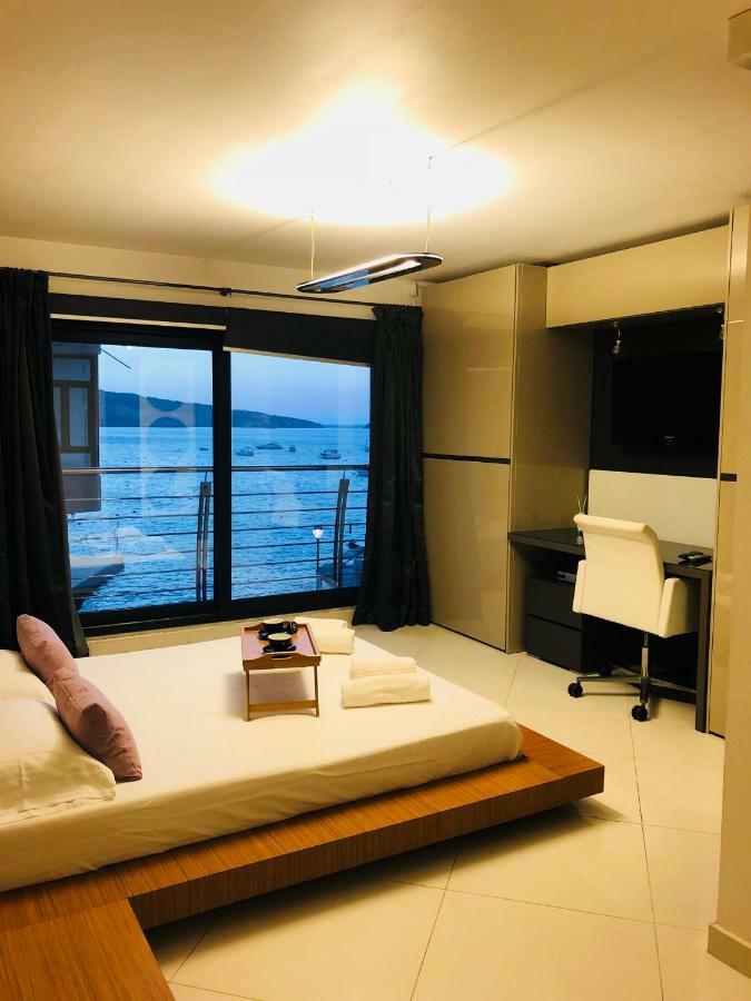 Window On The Sea Apartment เซนต์พอลส์เบย์ ภายนอก รูปภาพ